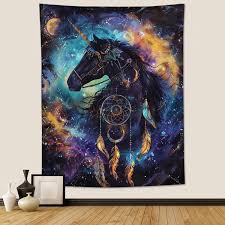 Horse Art Tapestry Hippie Wall Hanging Tapestries