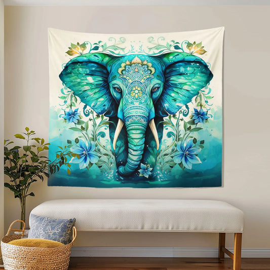 Mandala Elephant Tapestry Wall Hanging Tapestries