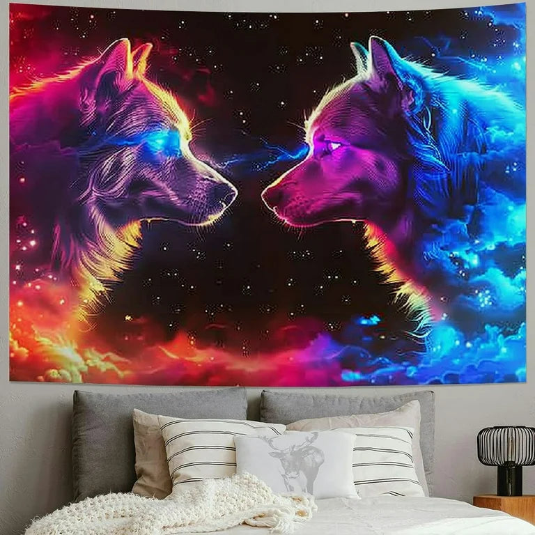 Wolf Tapestry Home Decorative Tapestries Wall Hanging